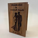 Сватбена книга за младоженци, луксозен подарък за сватба, сватбена рамка за снимка - Image 2