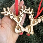 Коледна украса за елха, дървена коледна играчка за елха с име - Image 6