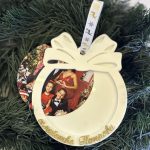 Коледна топка за елха със снимка, луксозна коледна играчка за елха със снимка - Image 4